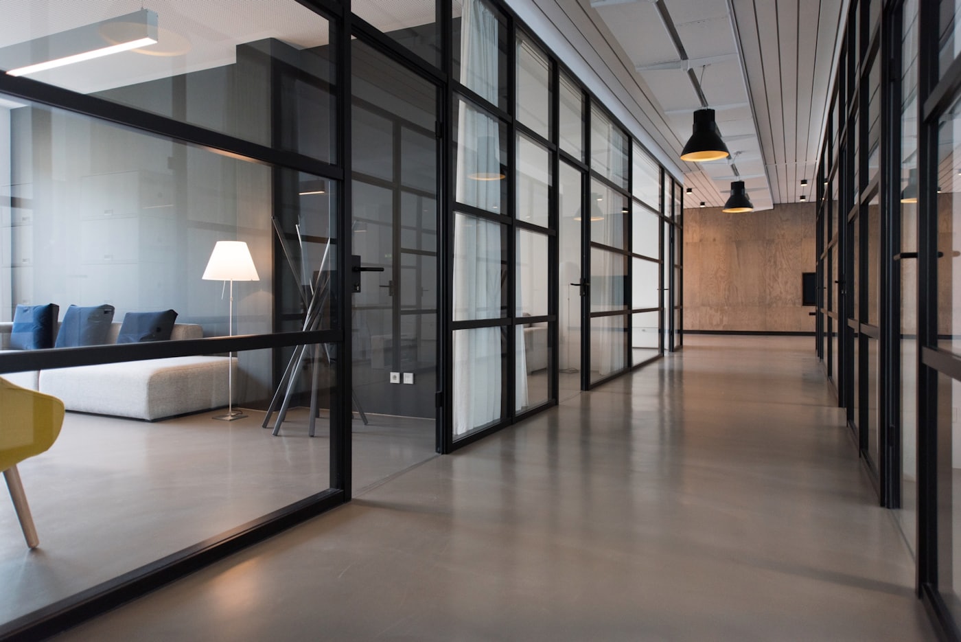 Inside the firm's offices